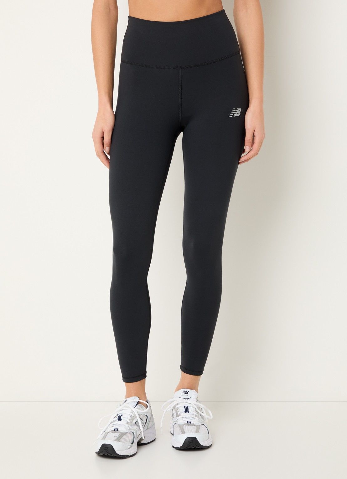 New Balance Harmony high waist trainingslegging met logoprint - detail 2 zwart