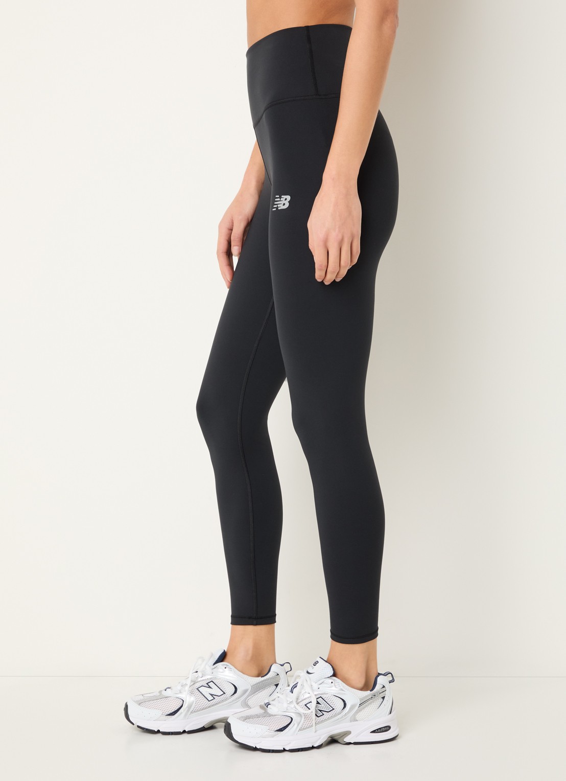 New Balance Harmony high waist trainingslegging met logoprint - detail 3 zwart