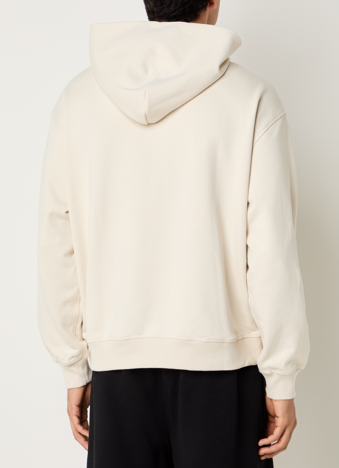 New Balance Hoodie met capuchon en logo - achterkant 3 creme