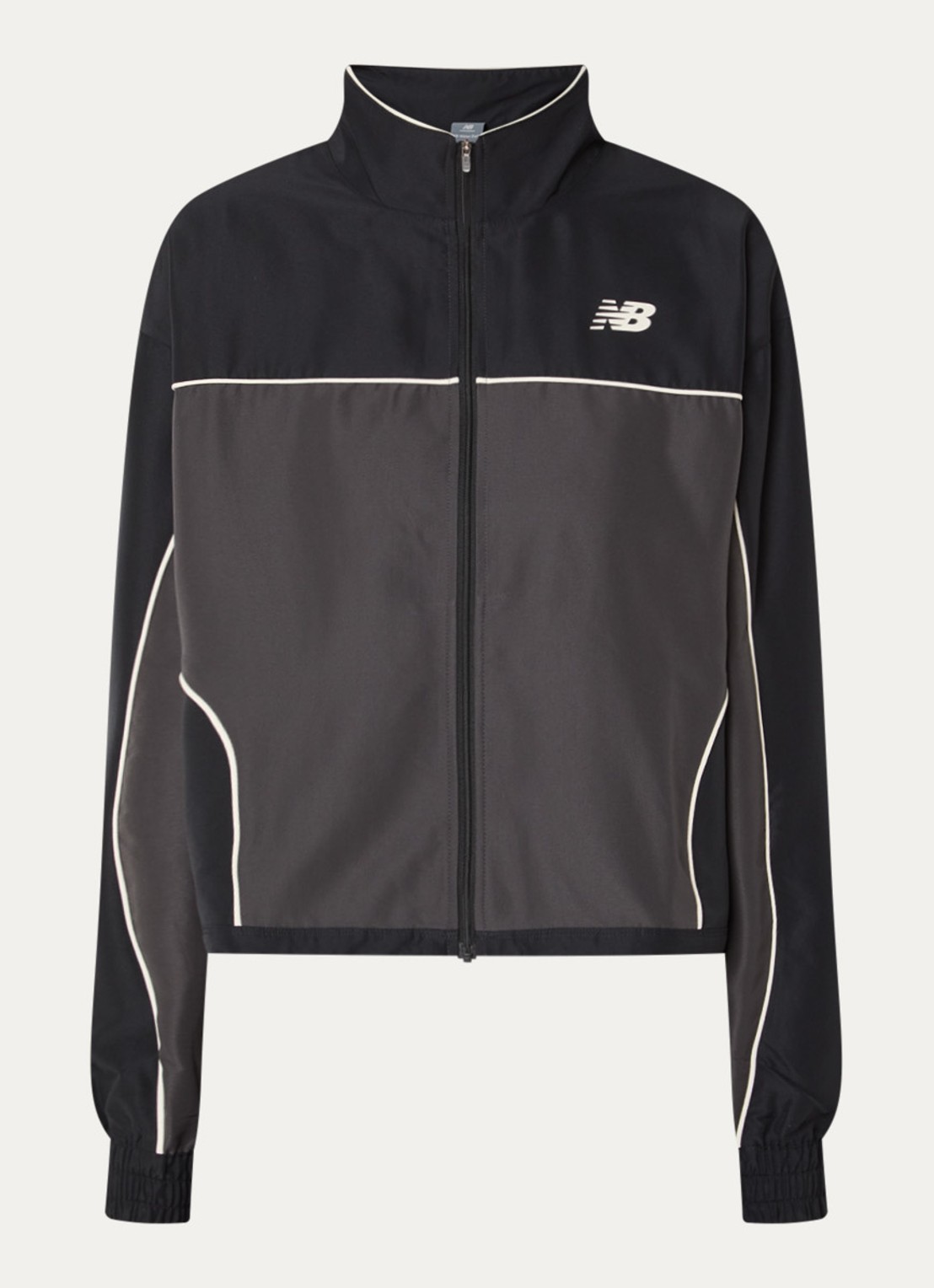 New Balance Jack met logo en steekzakken - voorkant 3 zwart