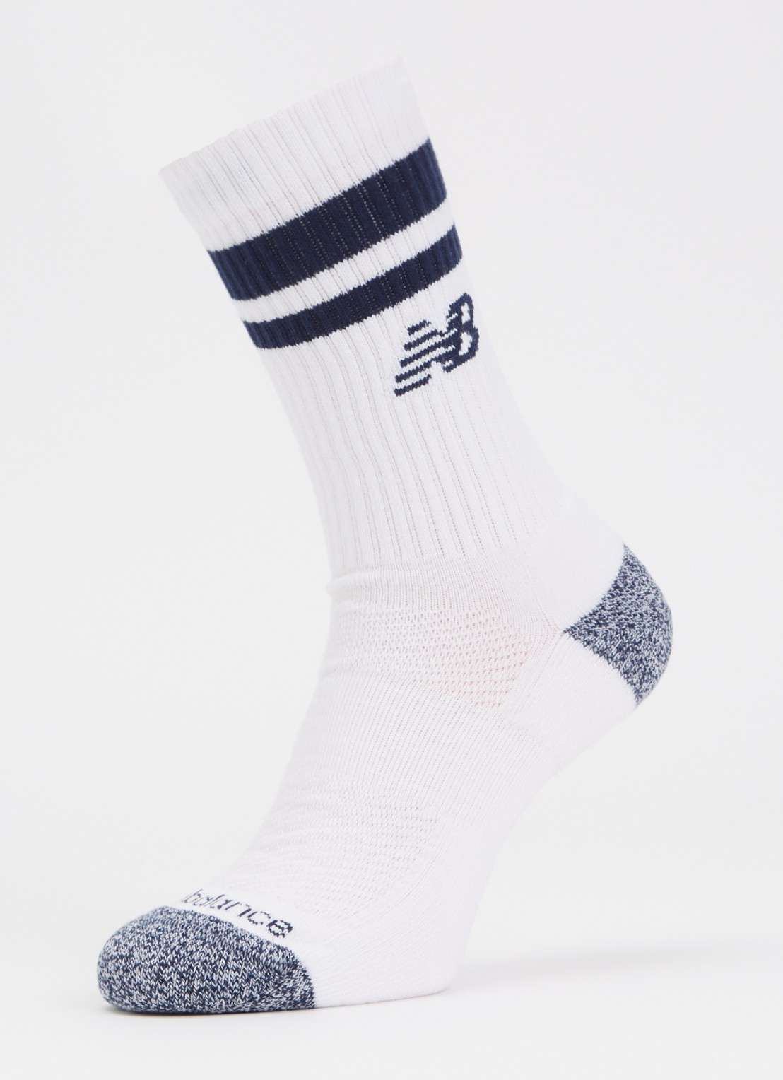 New Balance Lifestyle Crew sokken met logo in 3-pack - detail 3 donkerblauw
