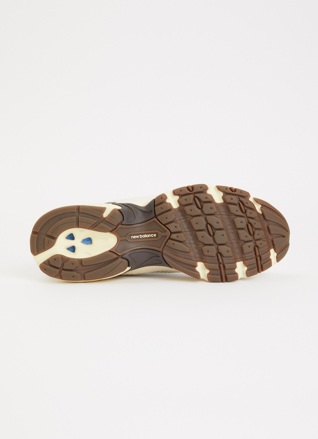 New Balance M350 Turtledove sneaker met details van mesh - detail 3 bruin