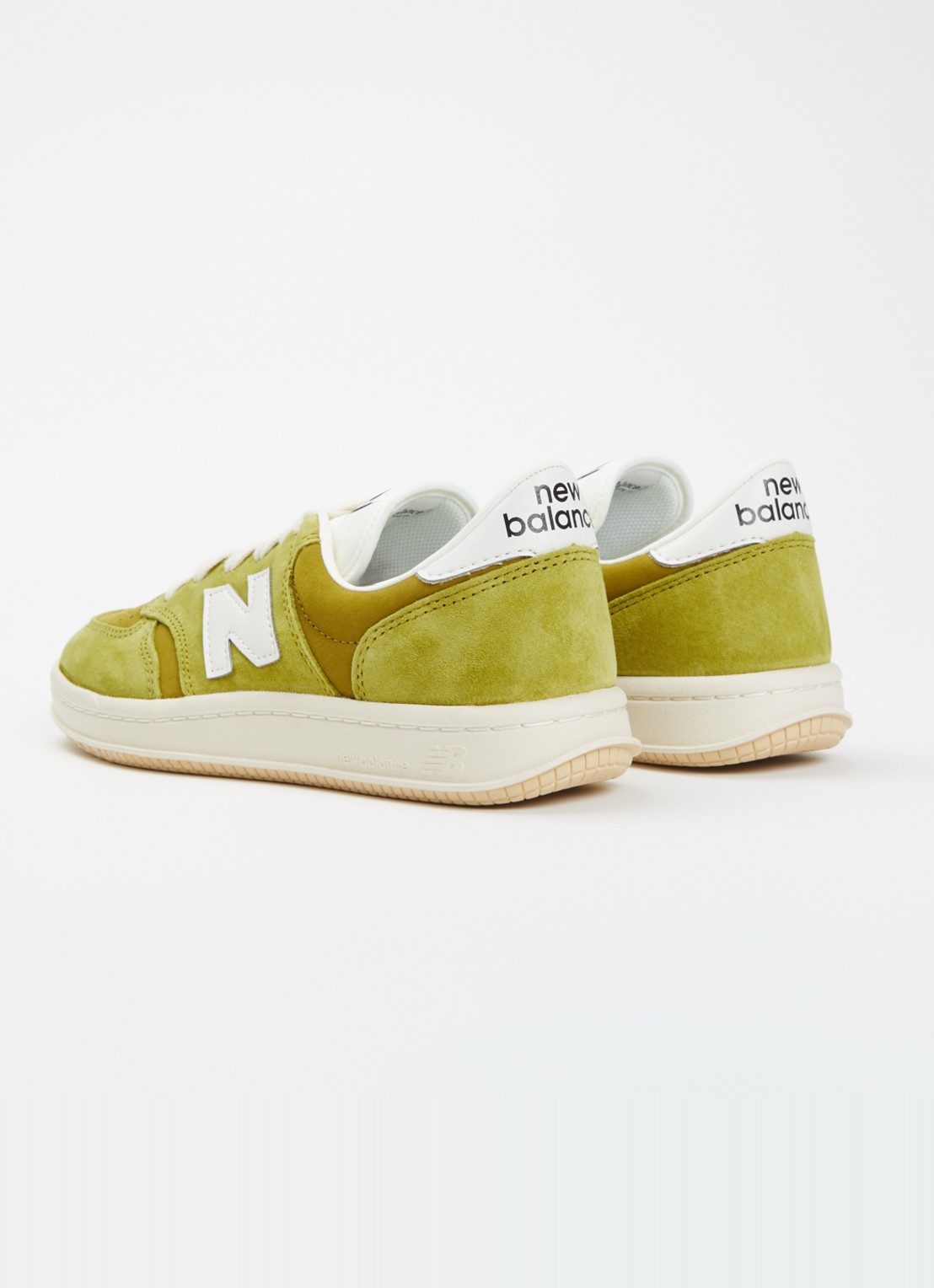 New Balance M5003 sneaker van suède  - achterkant 4 mosgroen