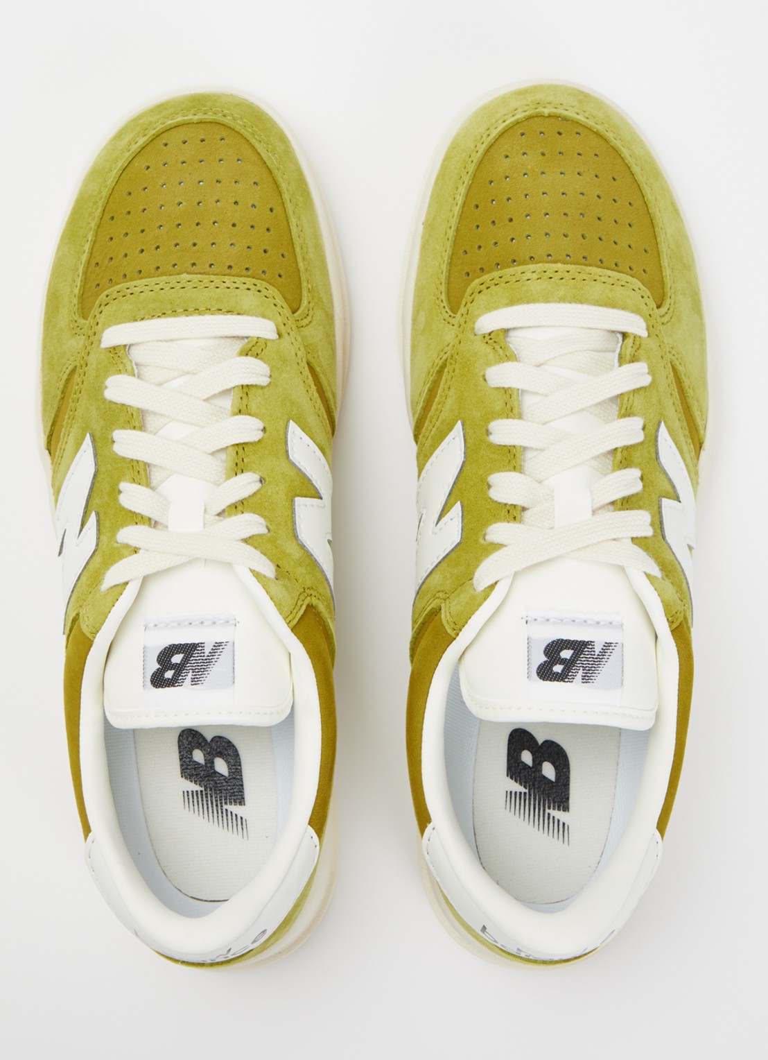 New Balance M5003 sneaker van suède  - detail 2 mosgroen