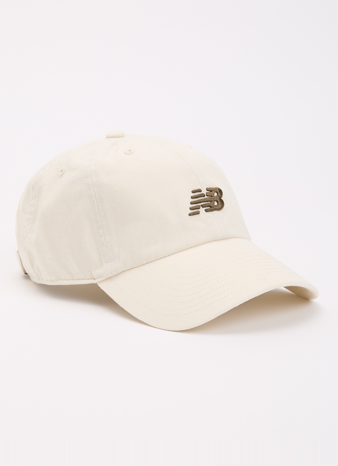 New Balance Pet met logoborduring - voorkant gebroken wit