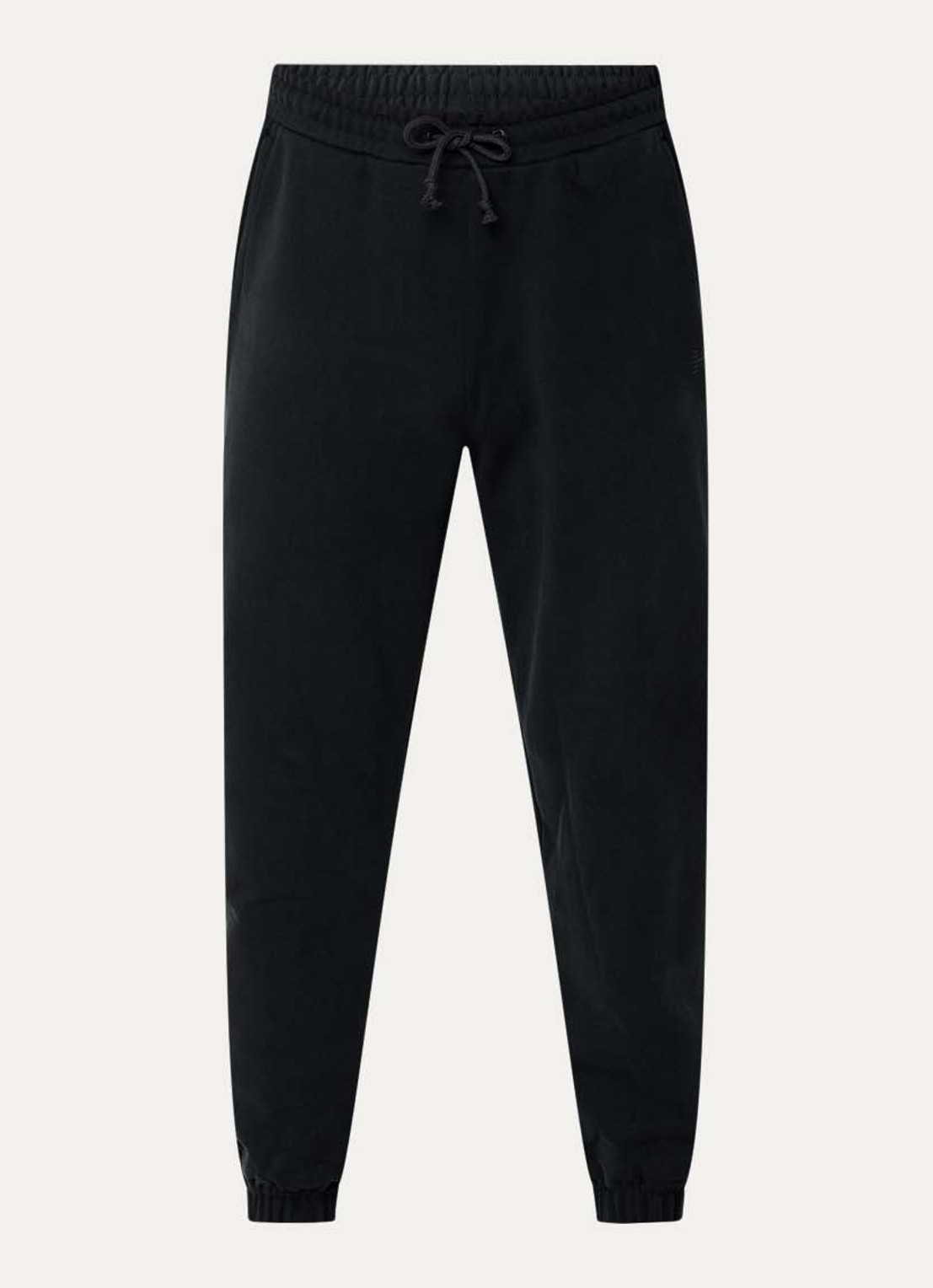 New Balance Regular fit joggingsbroek met logoborduring en steekzakken - voorkant 4 zwart