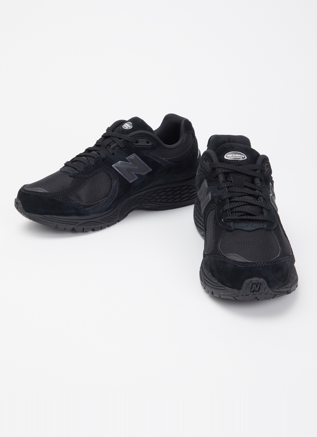 New Balance Sneaker van mesh met details van suède - detail zwart