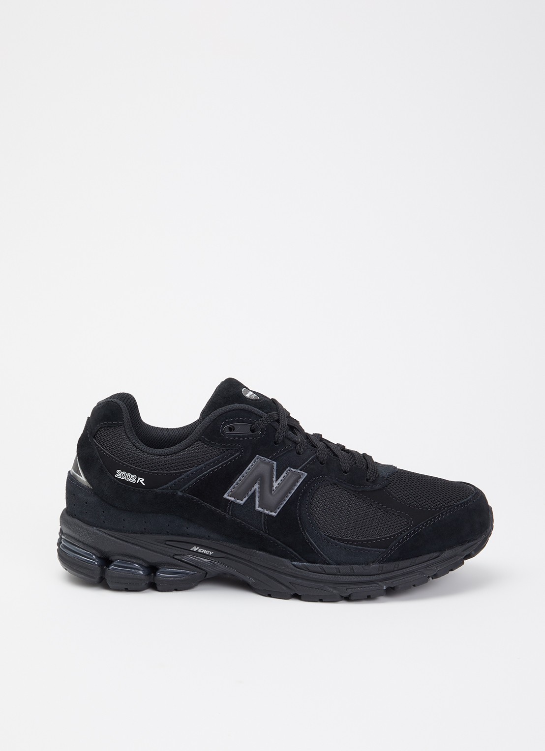 New Balance Sneaker van mesh met details van suède - voorkant 4 zwart