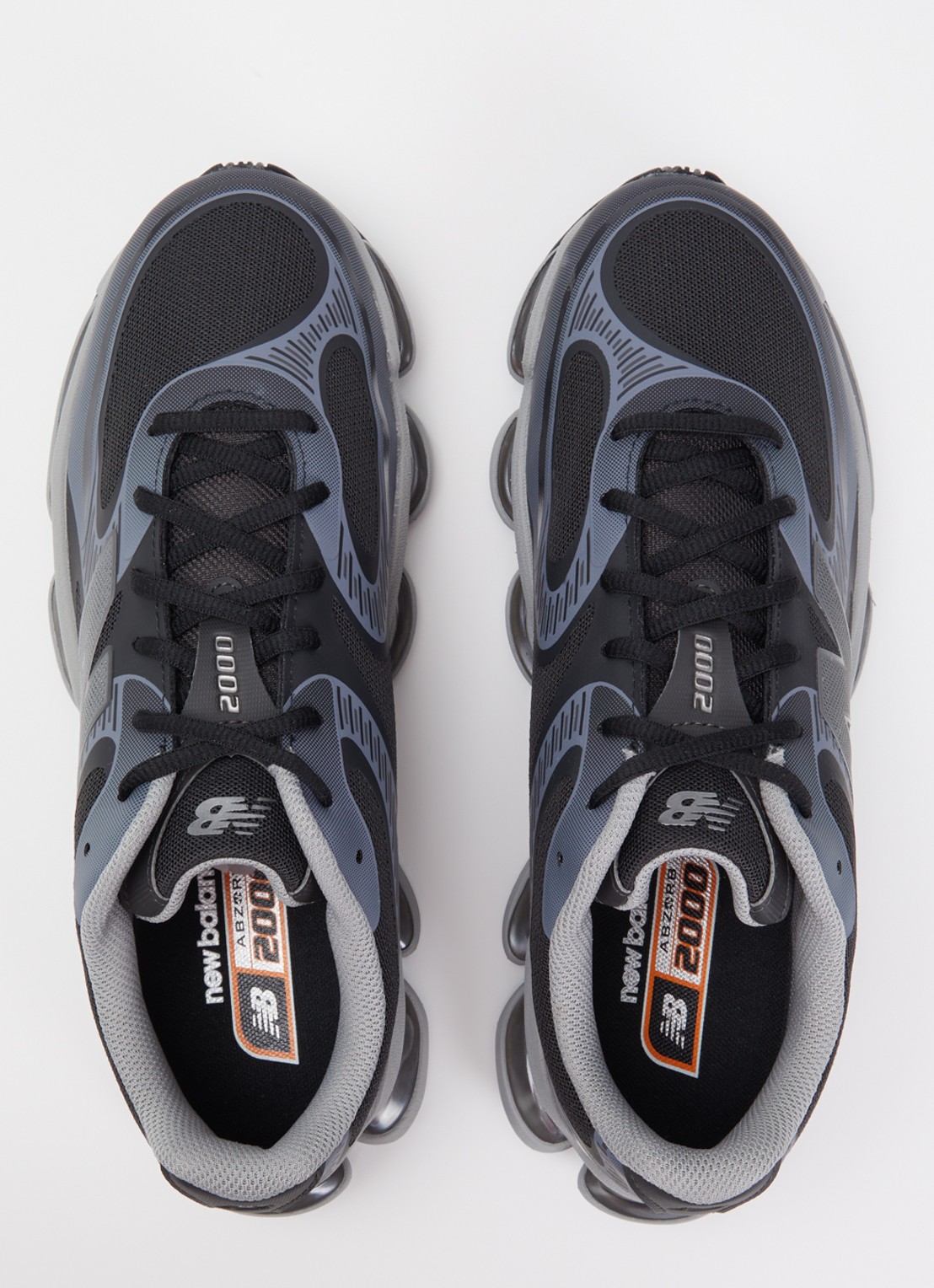 New Balance Sneaker van mesh met logo - detail 5 zwart