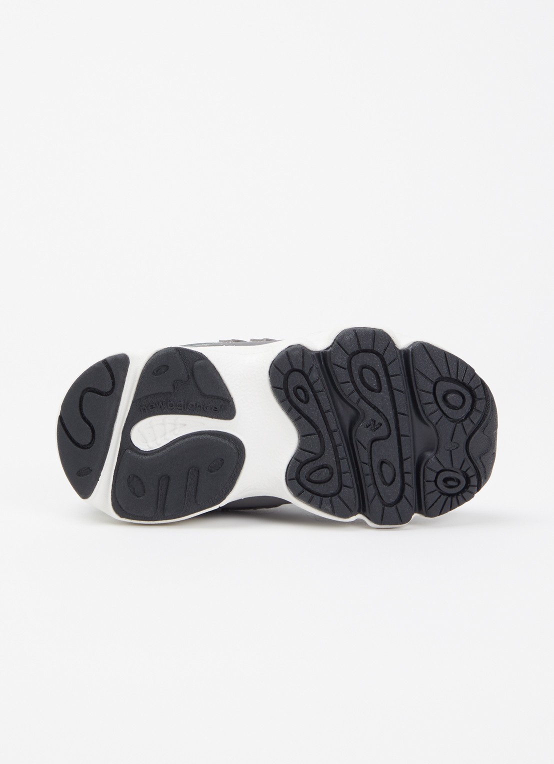 New Balance Sneaker van mesh met logo - detail grijs