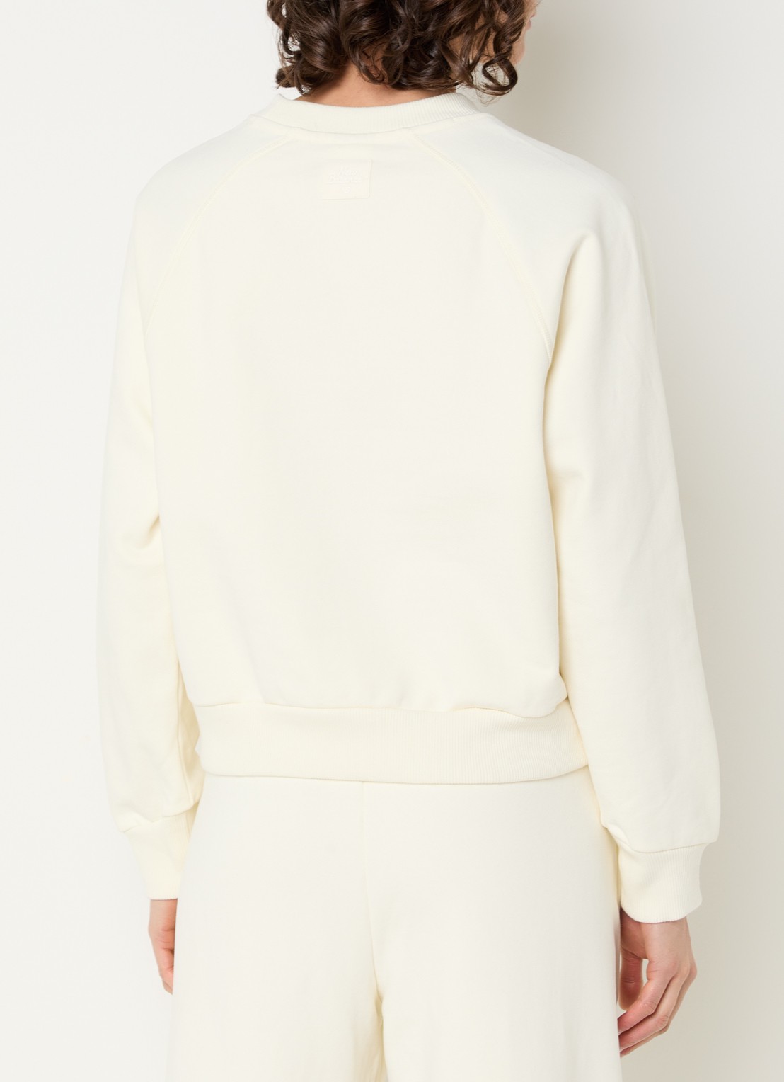New Balance Sweater met logo - achterkant 4 gebroken wit