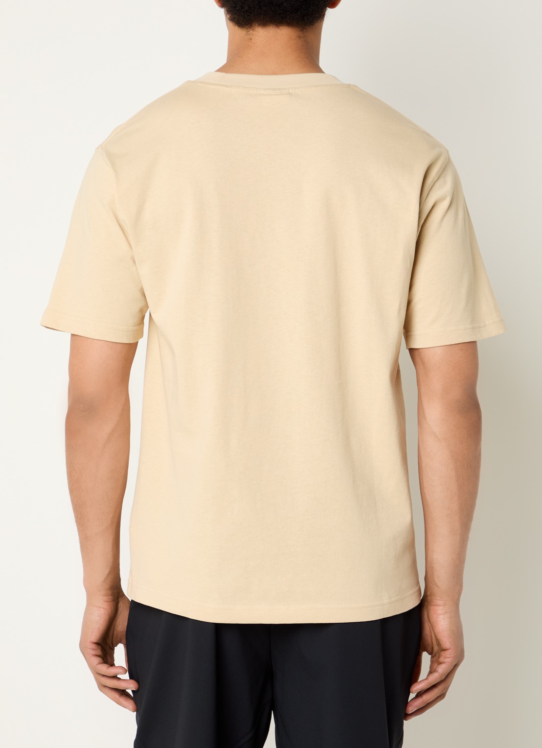 New Balance T-shirt met logo - achterkant 3 creme