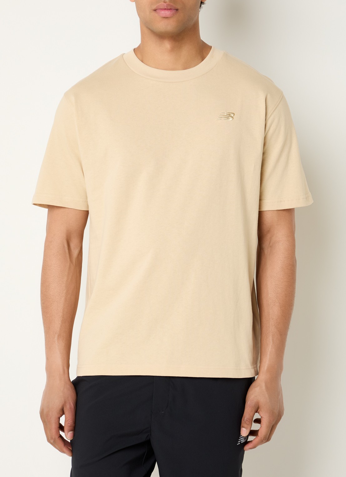 New Balance T-shirt met logo - detail 4 creme