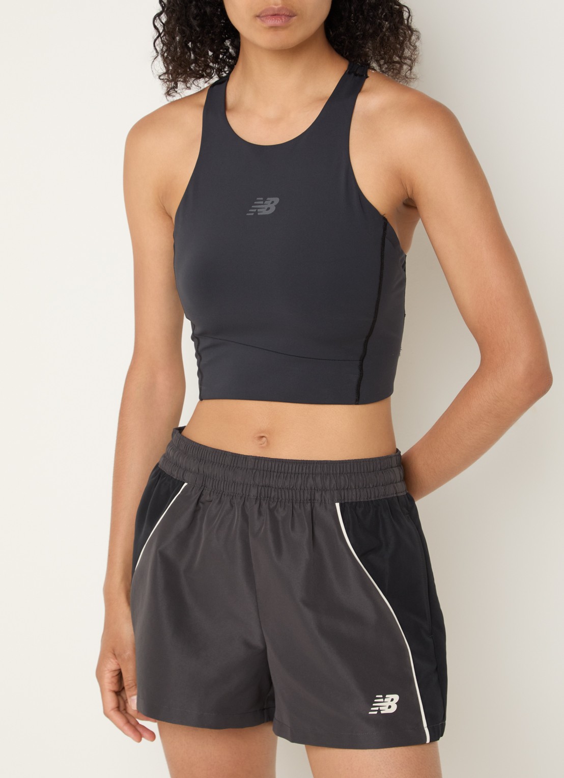 New Balance Tanktop met logo - detail 2 zwart