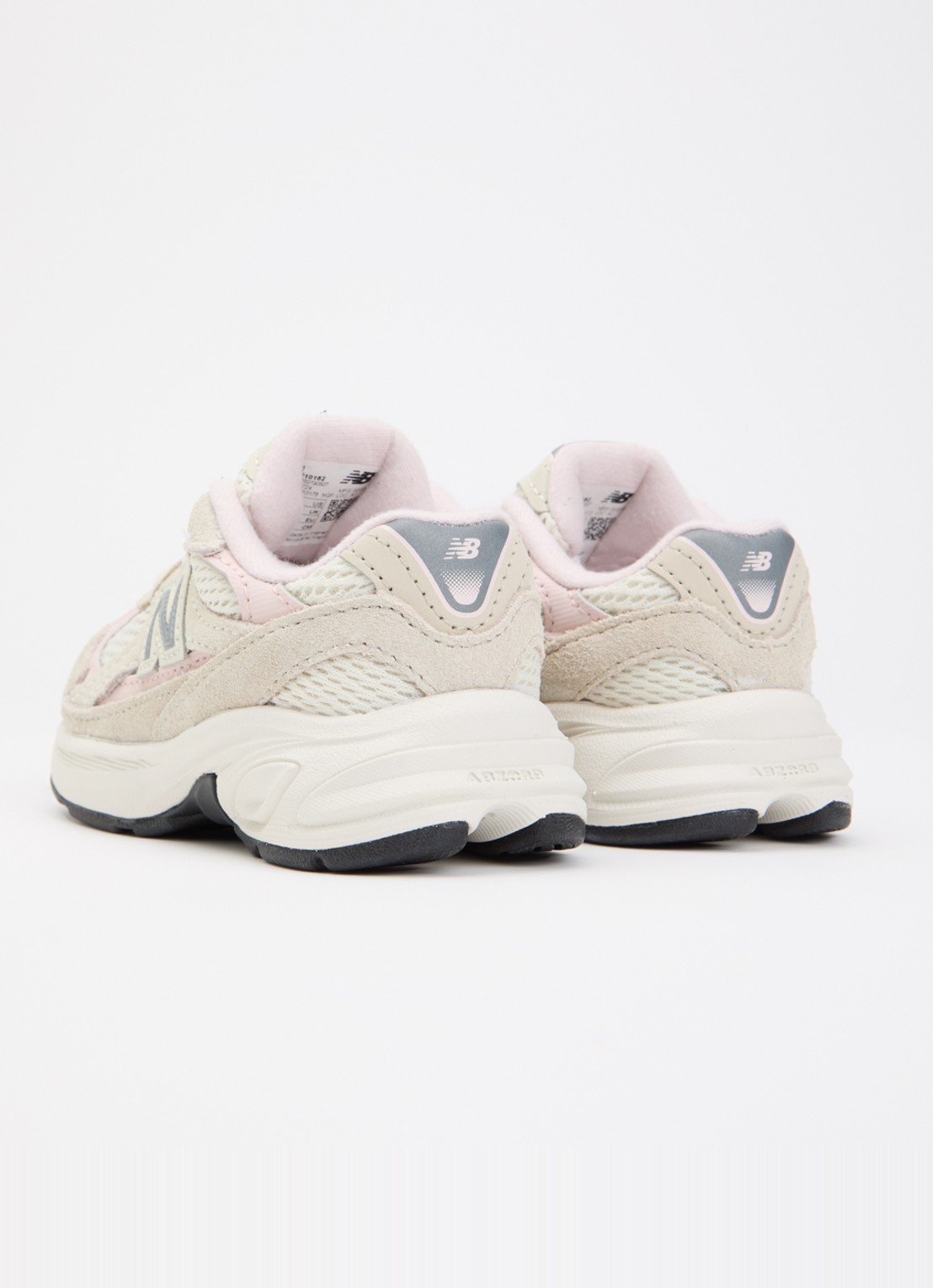 New Balance Turtledove 162 sneaker met details van suède en mesh - achterkant beige