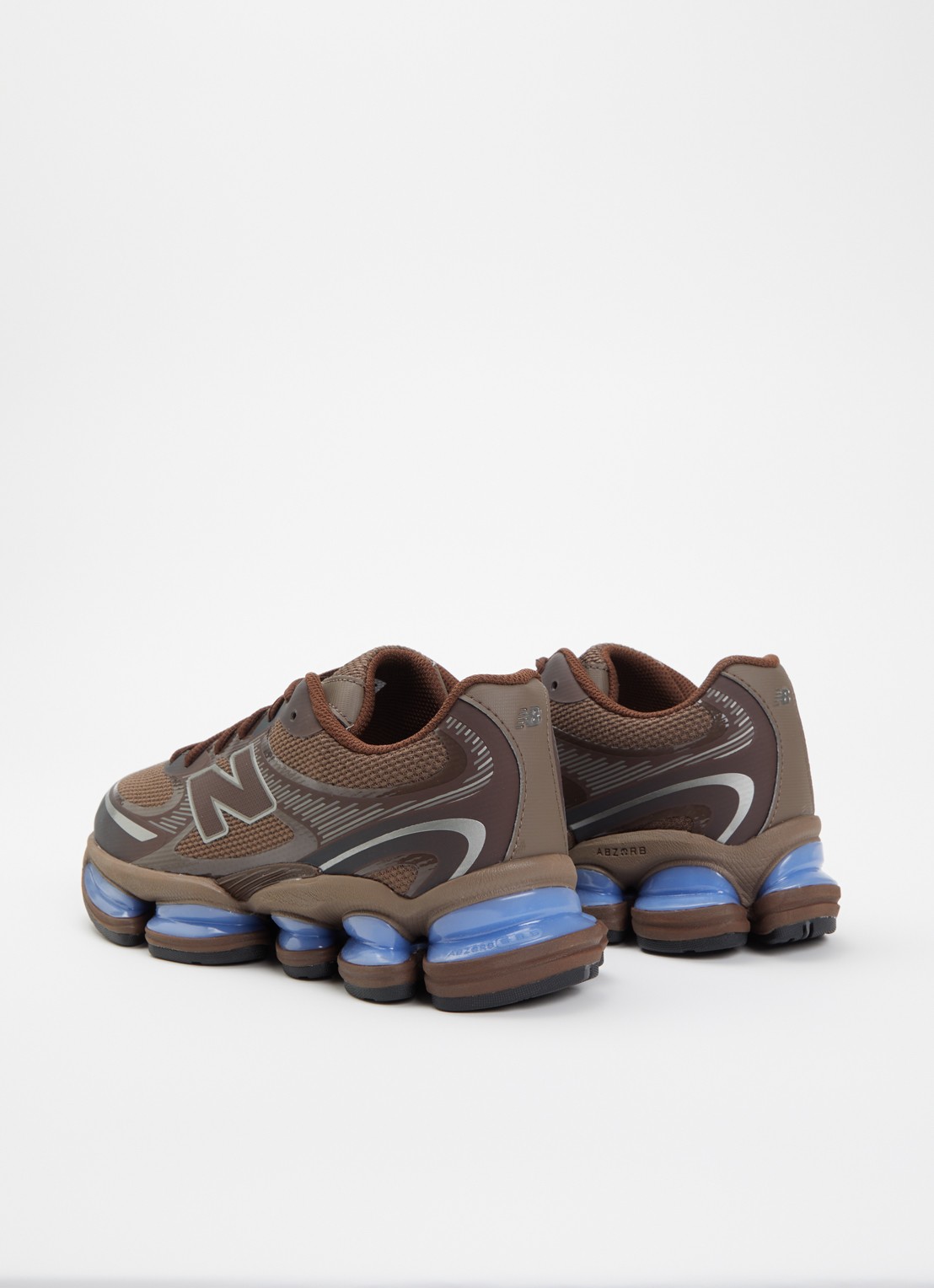 New Balance U2000 sneaker met mesh details - achterkant 6 beige