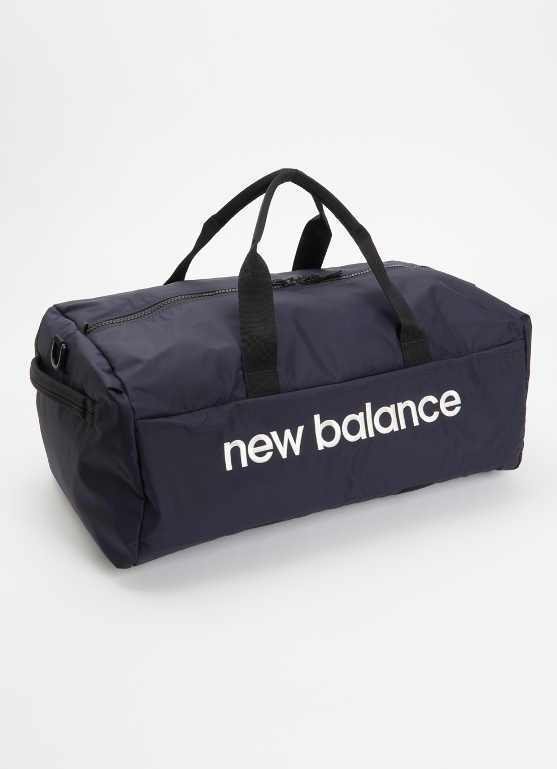 New Balance Urban sporttas met logoborduring en afneembare schouderriem - achterkant 2 donkerblauw