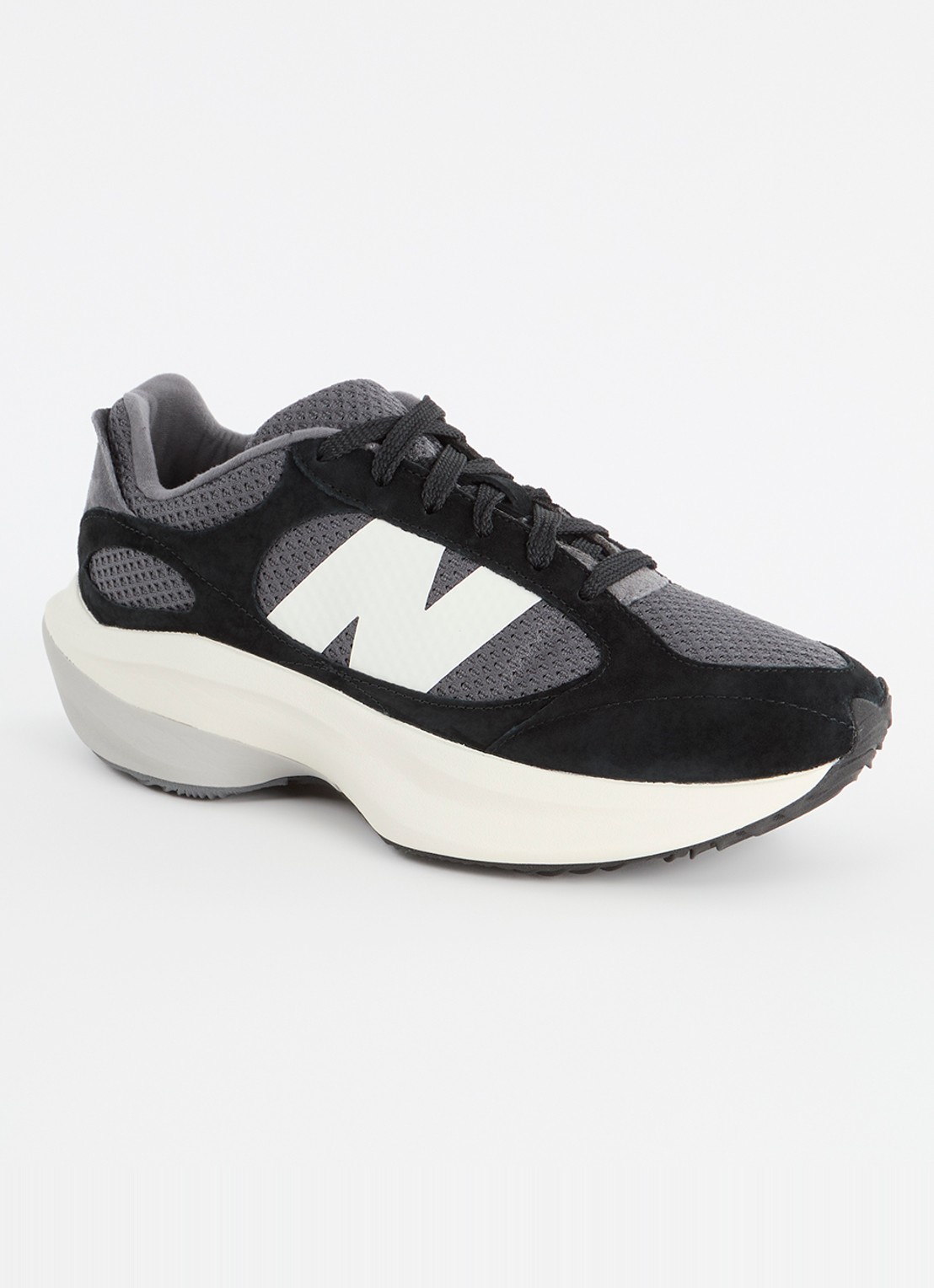 New Balance WRPD Runner sneaker met suède details - voorkant 5 zwart