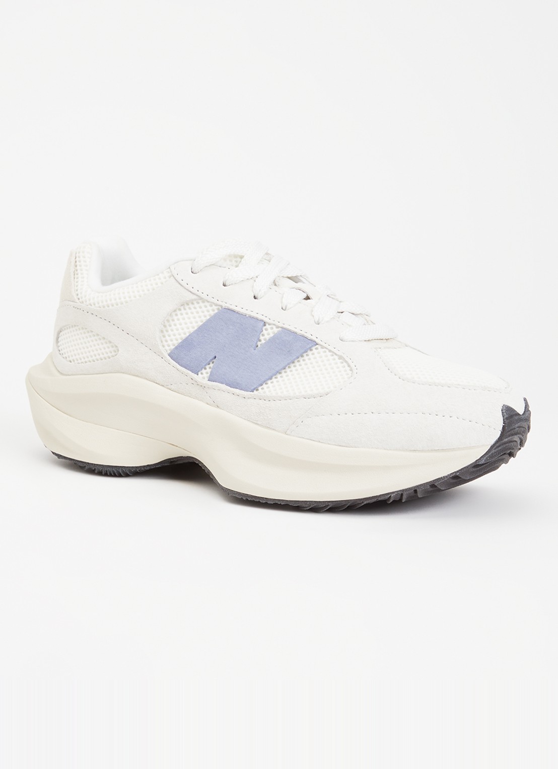 New Balance WRPD Runner sneaker met suède details - voorkant gebroken wit