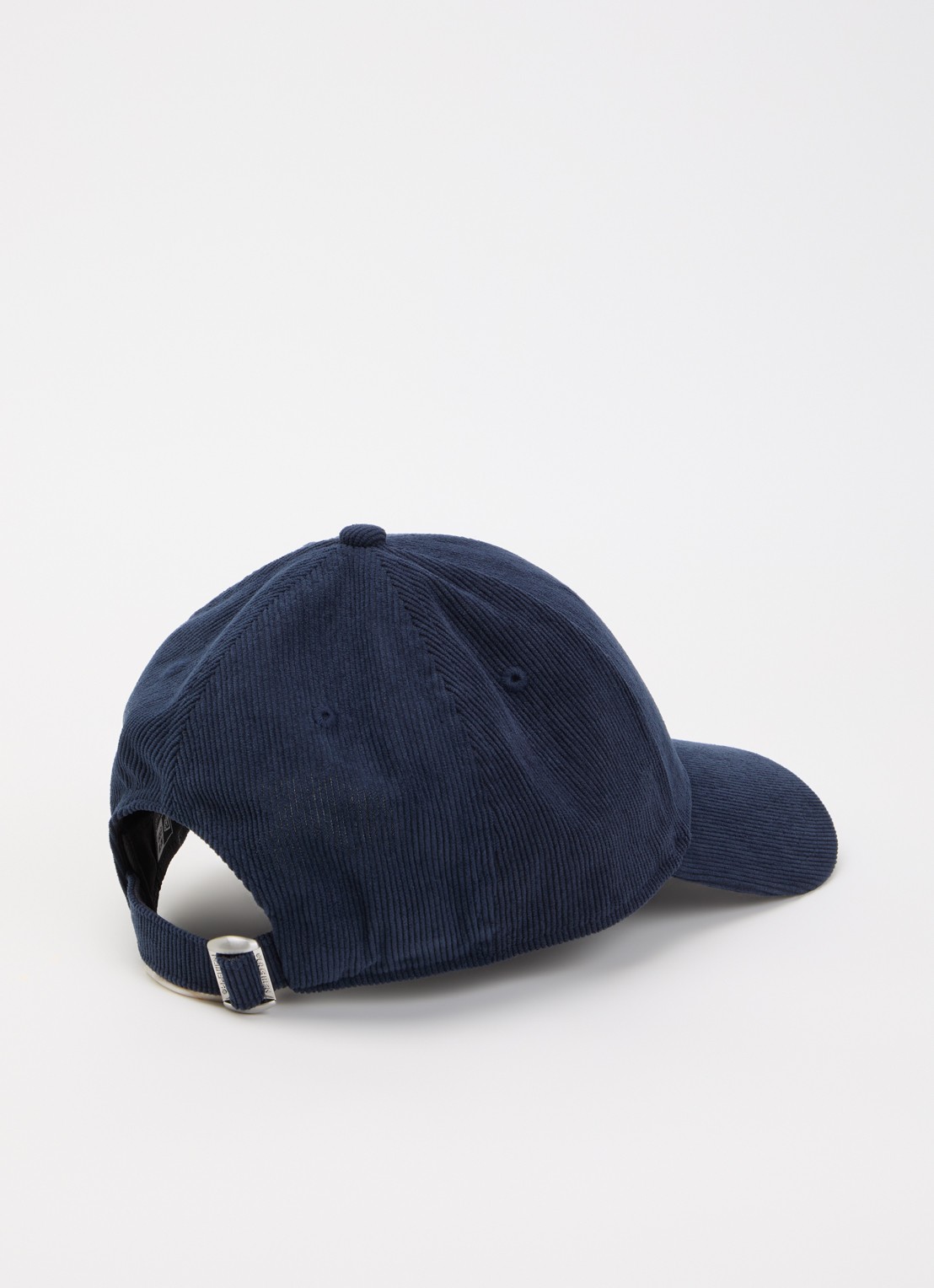New Era 9Forty pet van corduroy met logoborduring - detail donkerblauw