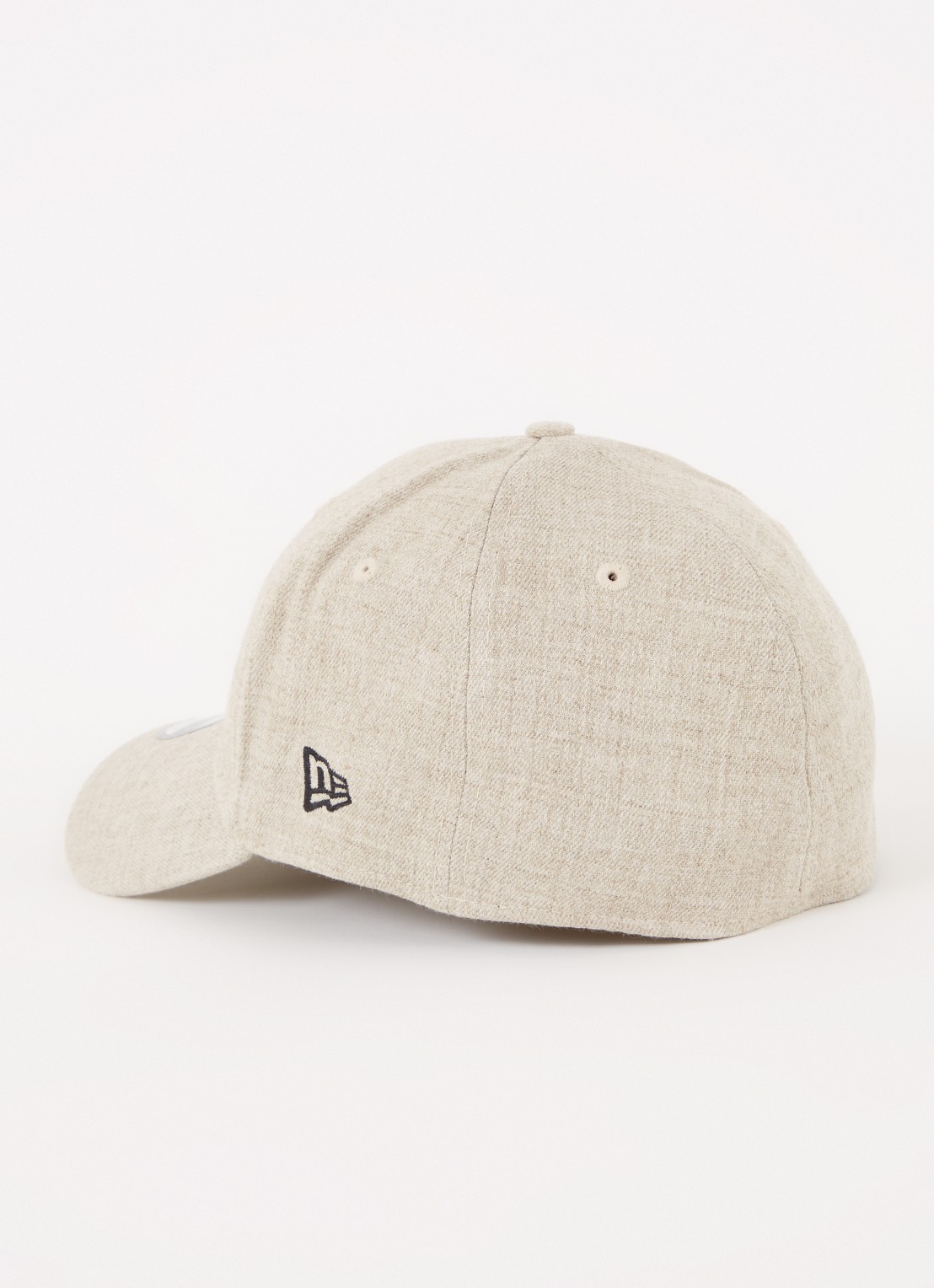New Era Heather Crown 39 Thirty pet in wolblend - detail zand