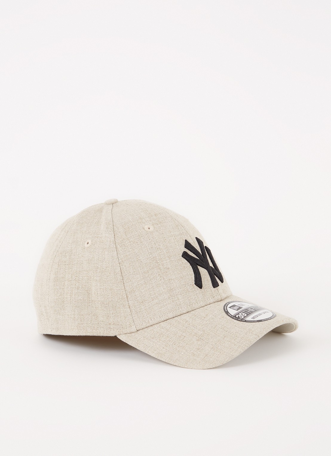 New Era Heather Crown 39 Thirty pet in wolblend - voorkant 2 zand