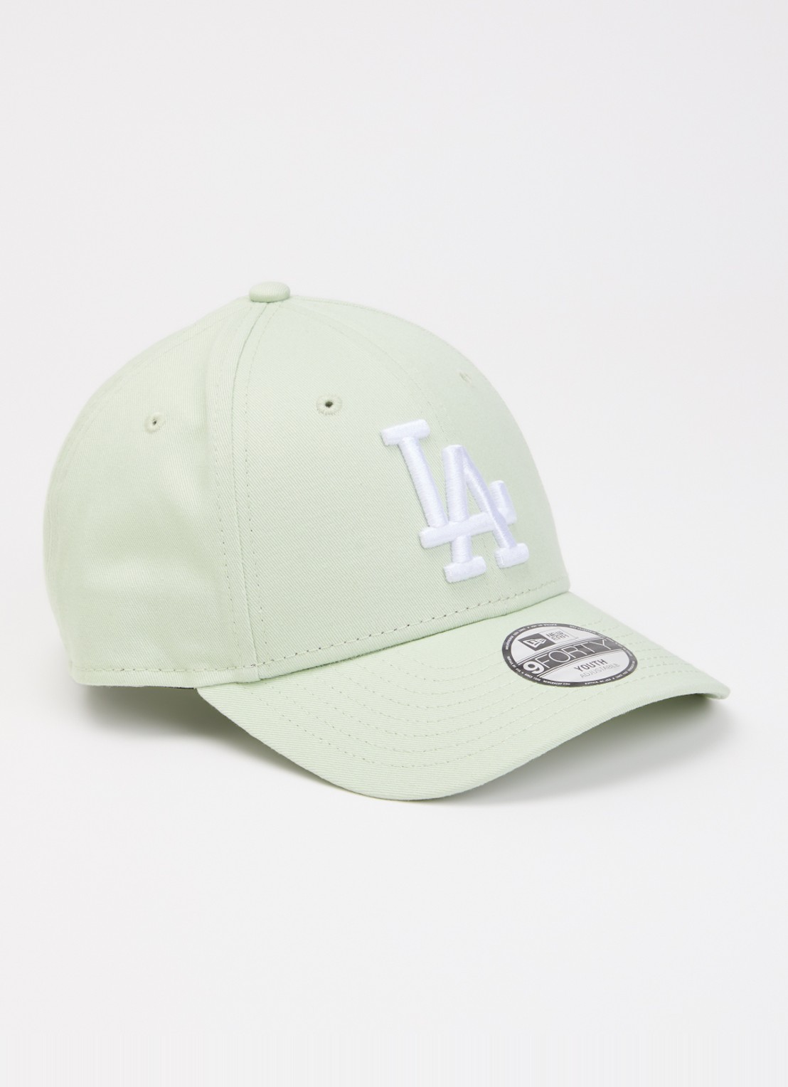 New Era Los Angeles Dodgers pet met logoborduring - voorkant 2 lichtgroen