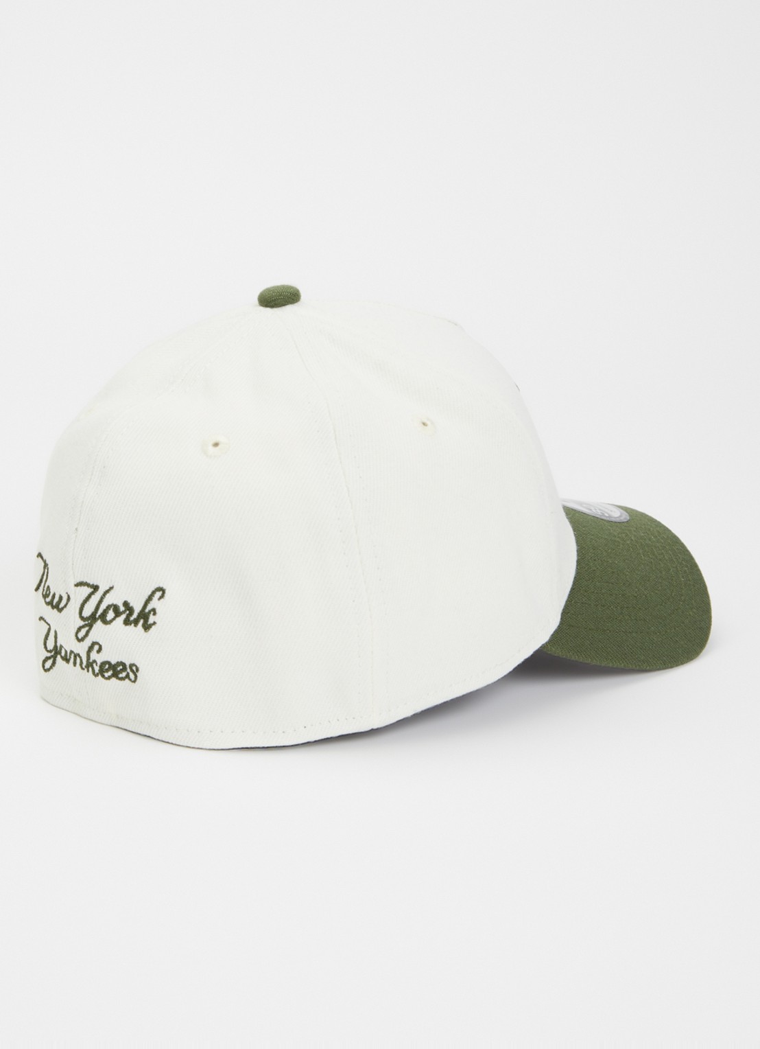 New Era Pet met logoborduring  - detail 2 groen
