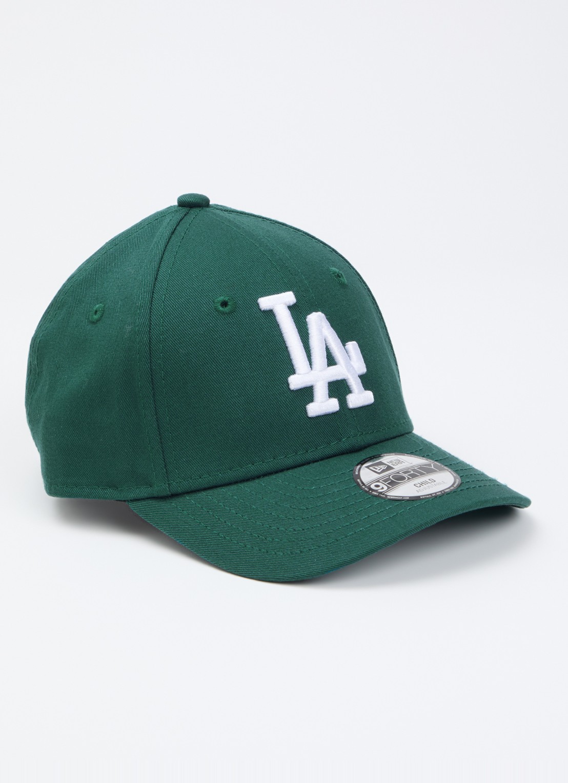 New Era Pet met logoborduring - voorkant groen