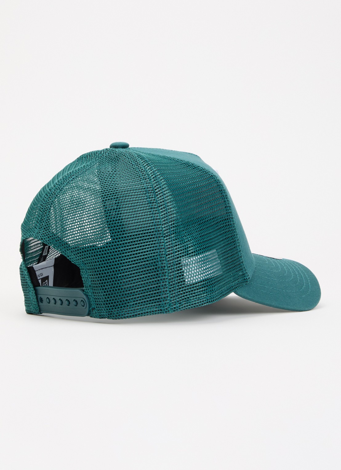 New Era Pet met logoborduring - detail 2 zeegroen