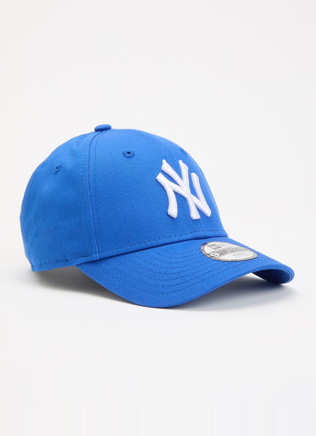 New Era Pet met logoborduring - voorkant blauw