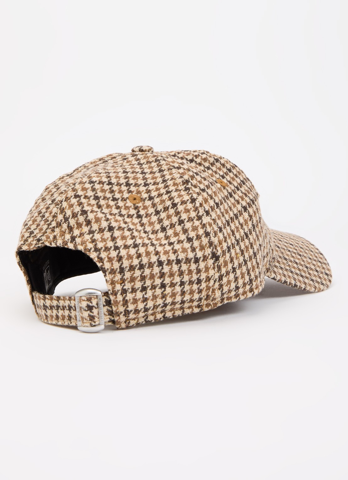 New Era  Pet met pied-de-poule dessin en New York Yankees borduring - detail 2 lichtbruin