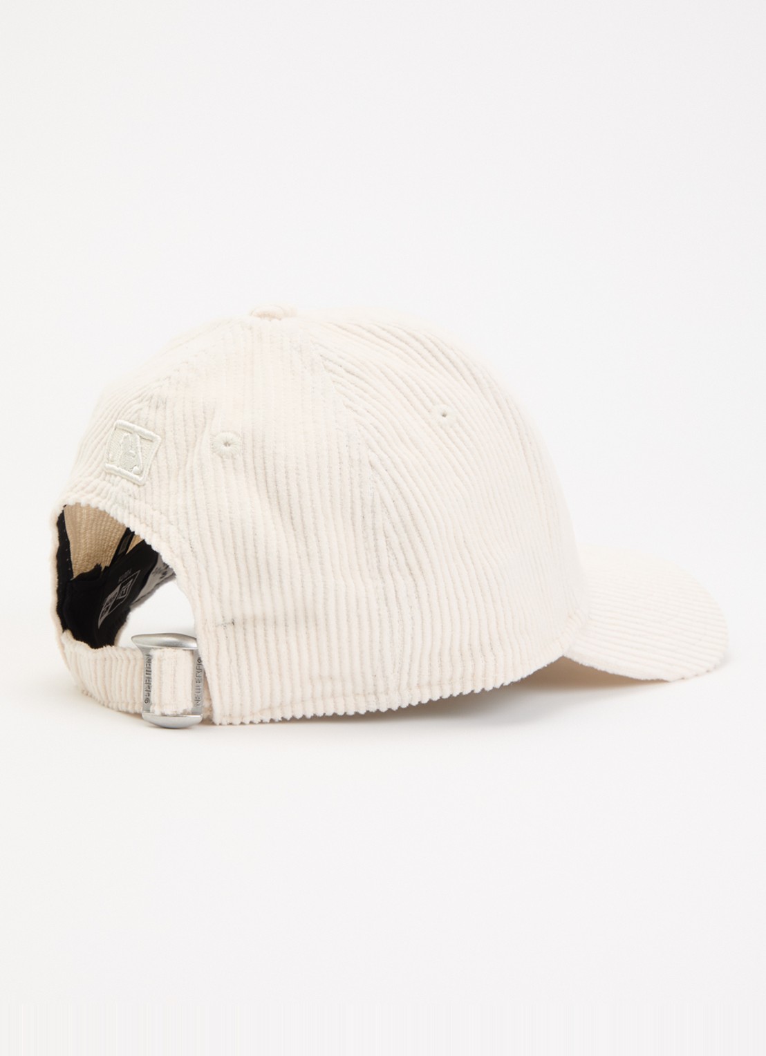 New Era Pet van corduroy met logoborduring - detail 2 beige