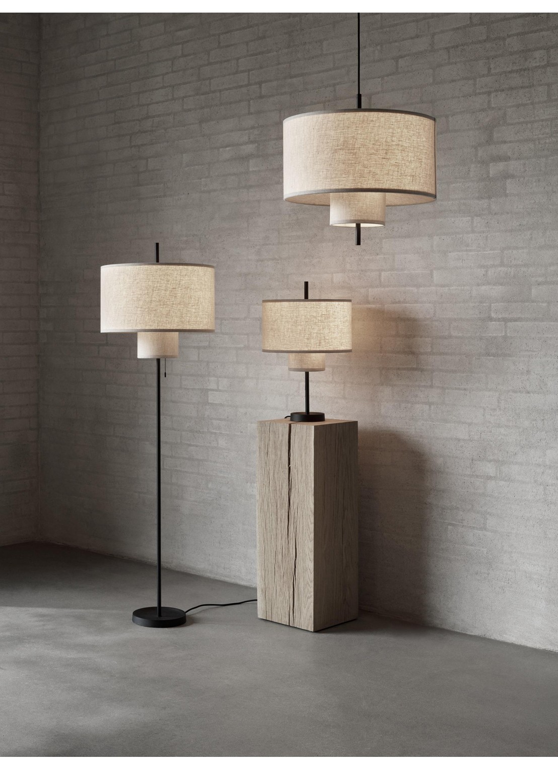 New Works Margin hanglamp 50 cm - achterkant 6 beige