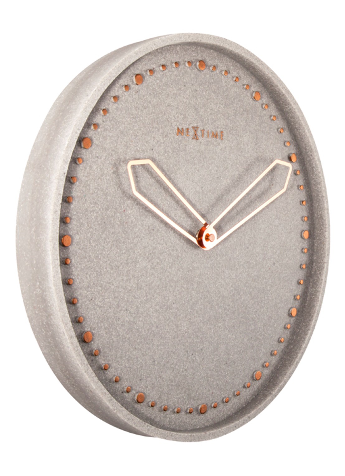 NeXtime Cross wandklok 35 cm - detail 3 grijs
