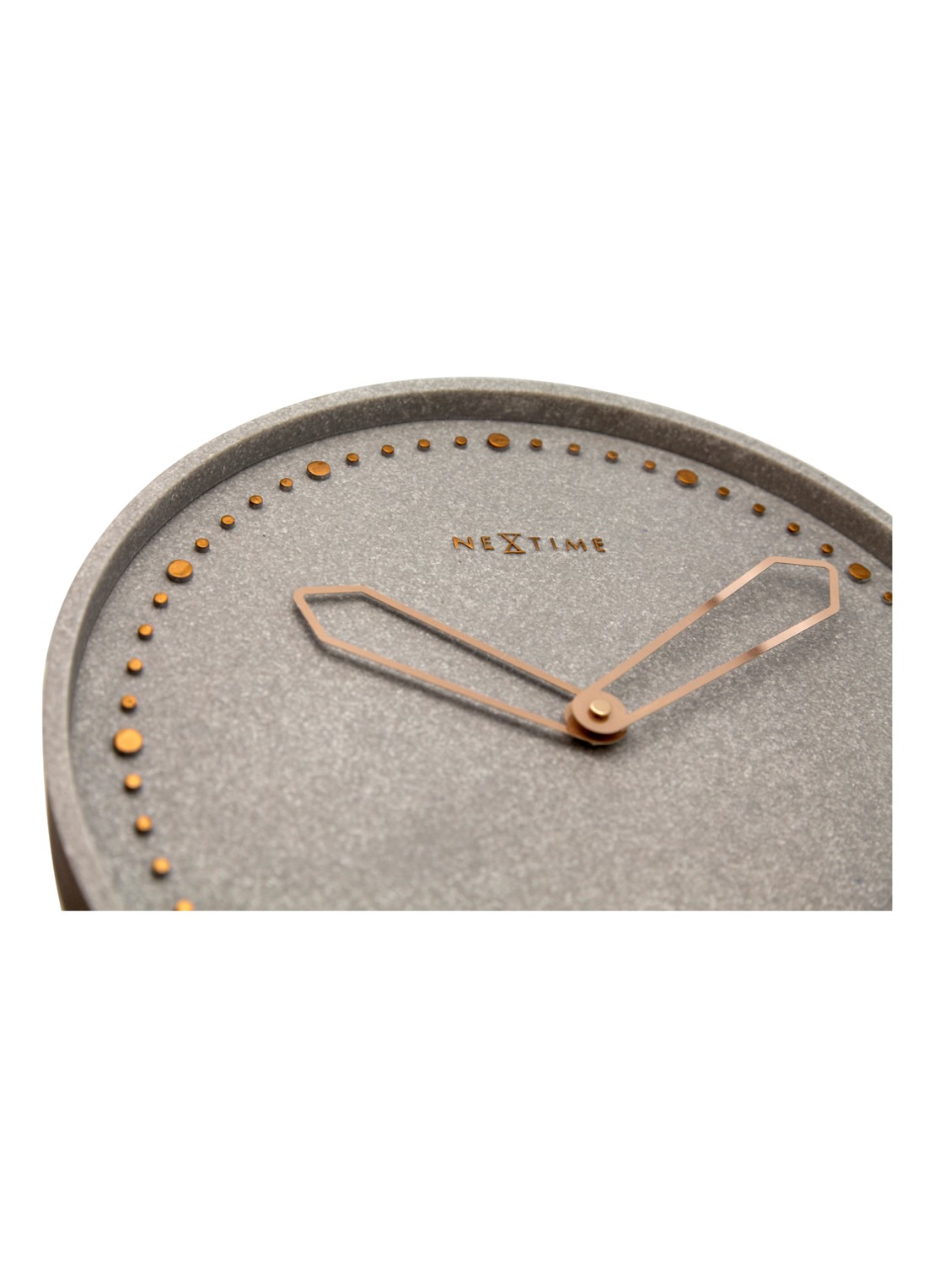 NeXtime Cross wandklok 35 cm - detail 4 grijs