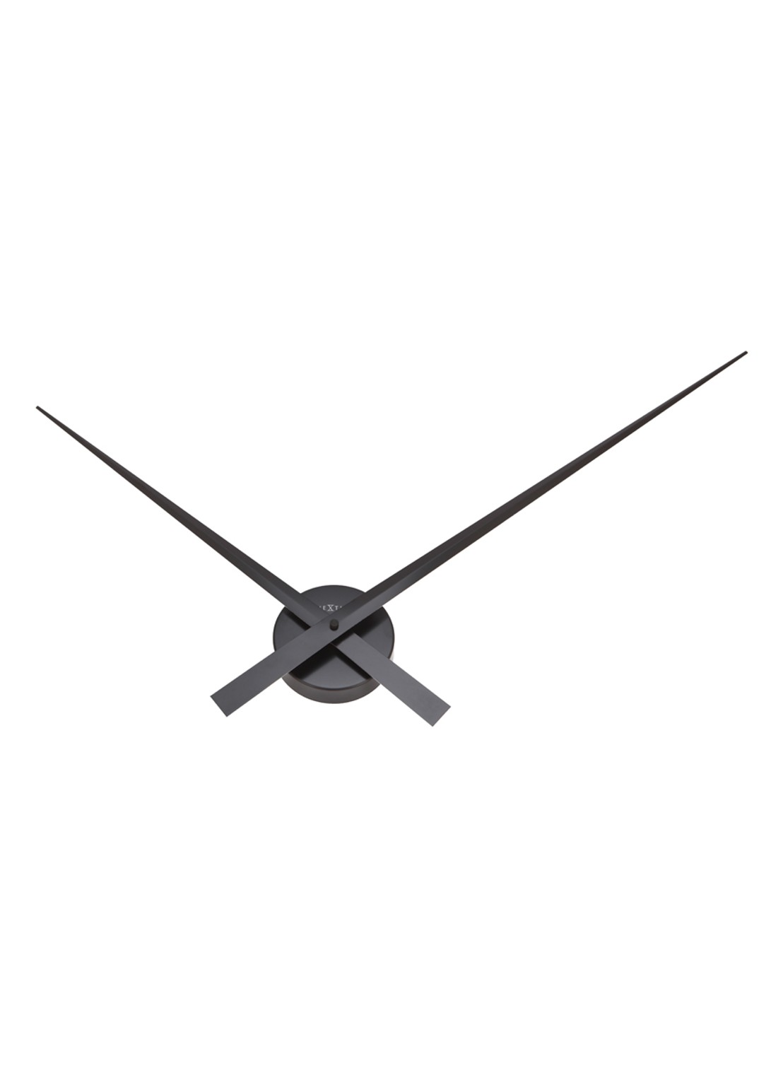 NeXtime Hands wandklok  - detail zwart