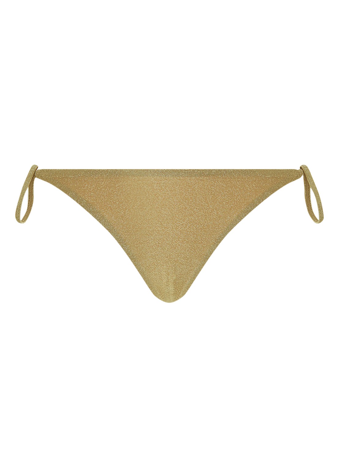 Nice tanga bikinislip met lurex - voorkant 3 khaki