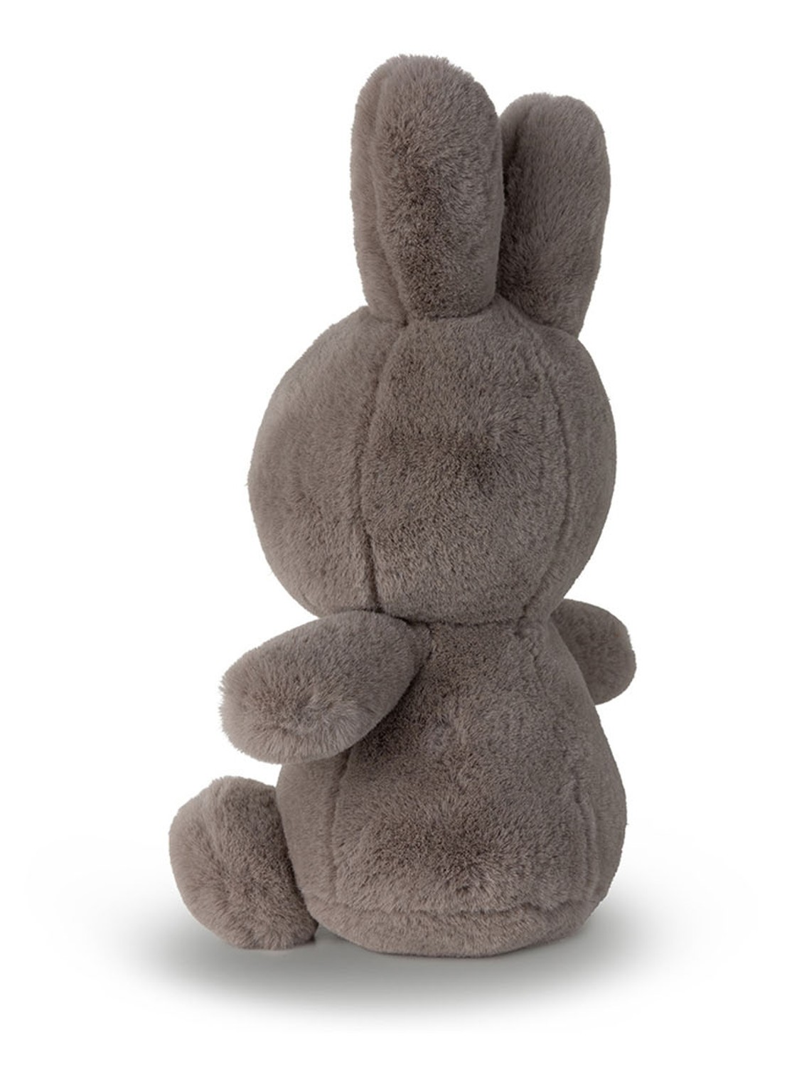 Nijntje Cozy Miffy knuffel in geschenkdoos 23 cm - achterkant taupe