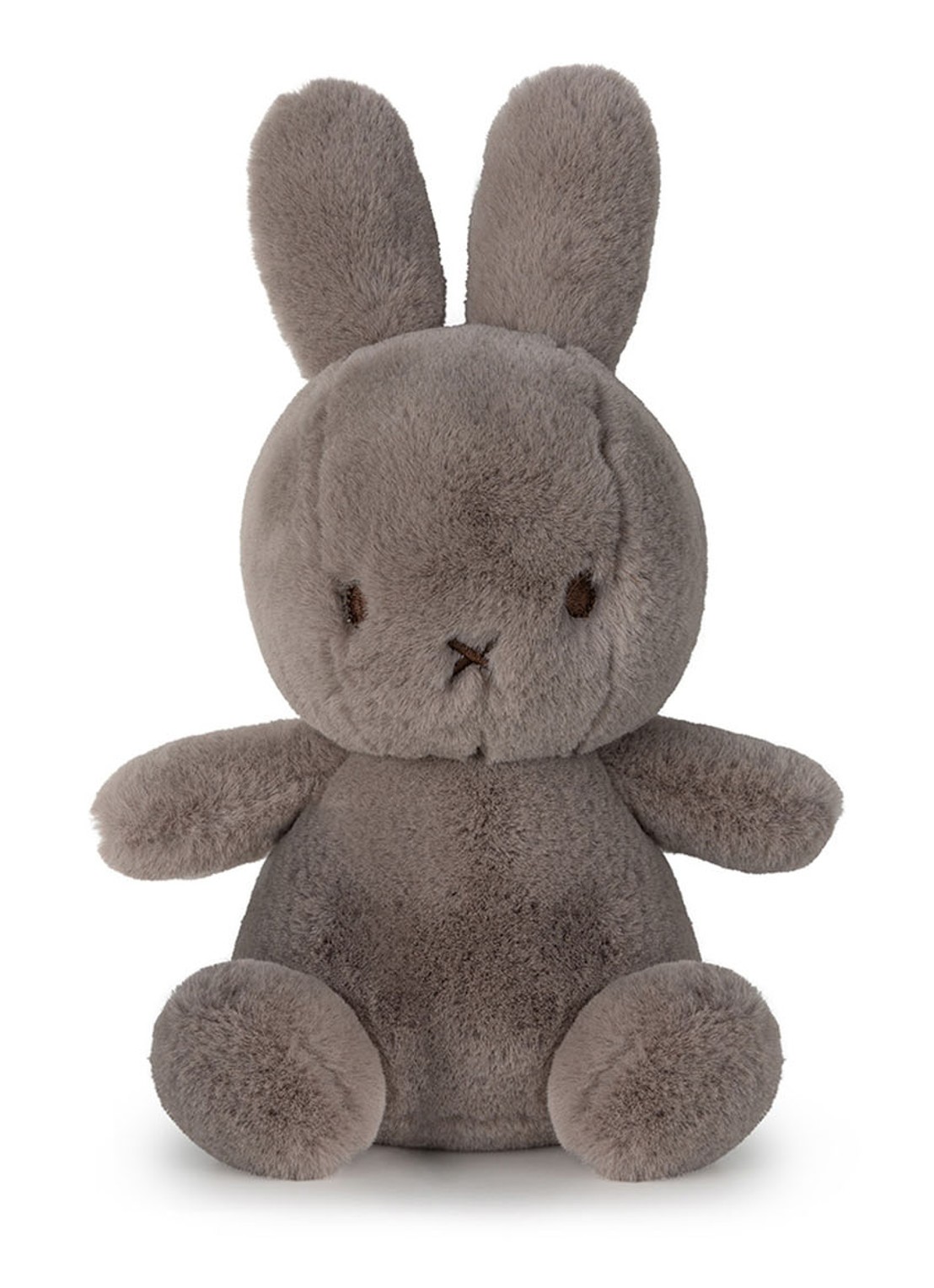 Nijntje Cozy Miffy knuffel in geschenkdoos 23 cm - voorkant 3 taupe