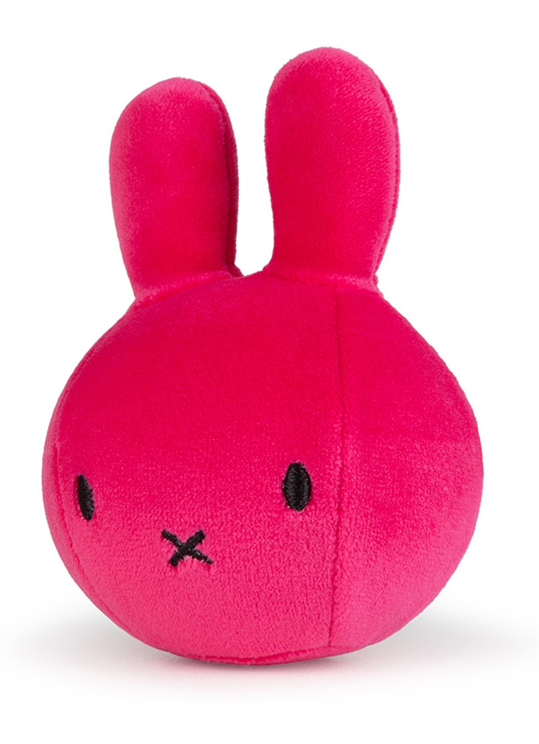 Nijntje Knuffel knijpbal 9 cm - detail fuchsia