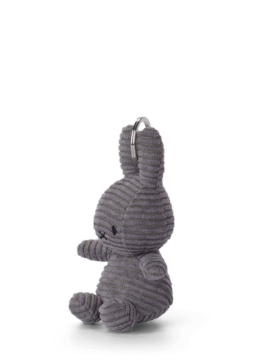 Nijntje Miffy Dutch Denim knuffel 23 cm - detail 4 grijs