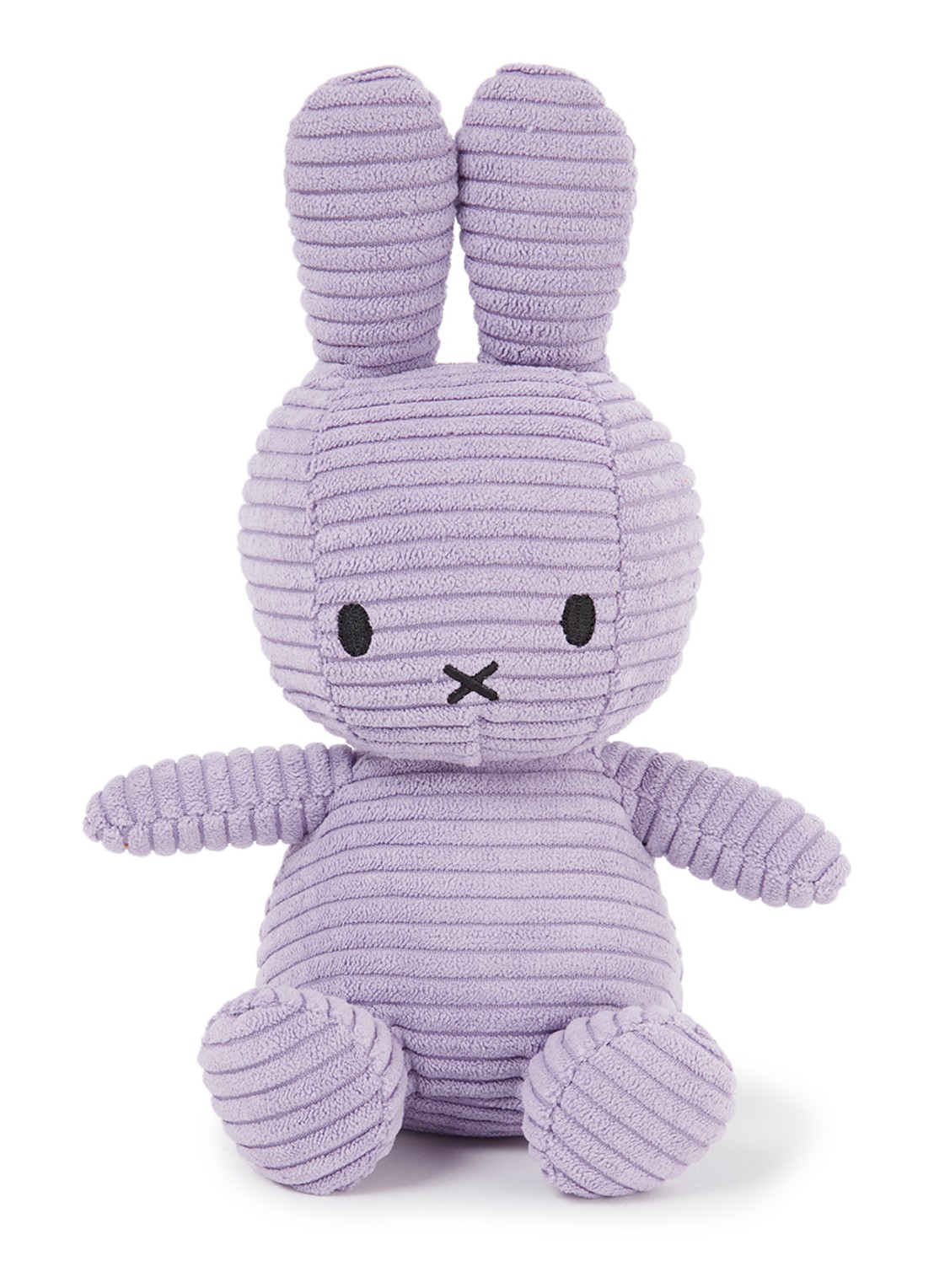 Nijntje Miffy knuffel 23 cm - voorkant lila