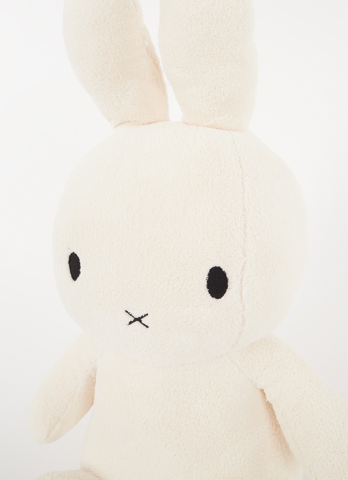 Nijntje Miffy knuffel 70 cm - voorkant 2 gebroken wit