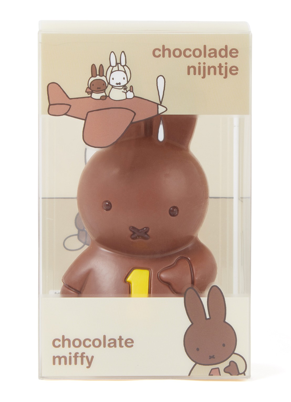 Nijntje Nijntje melkchocolade 95 gram - voorkant bruin