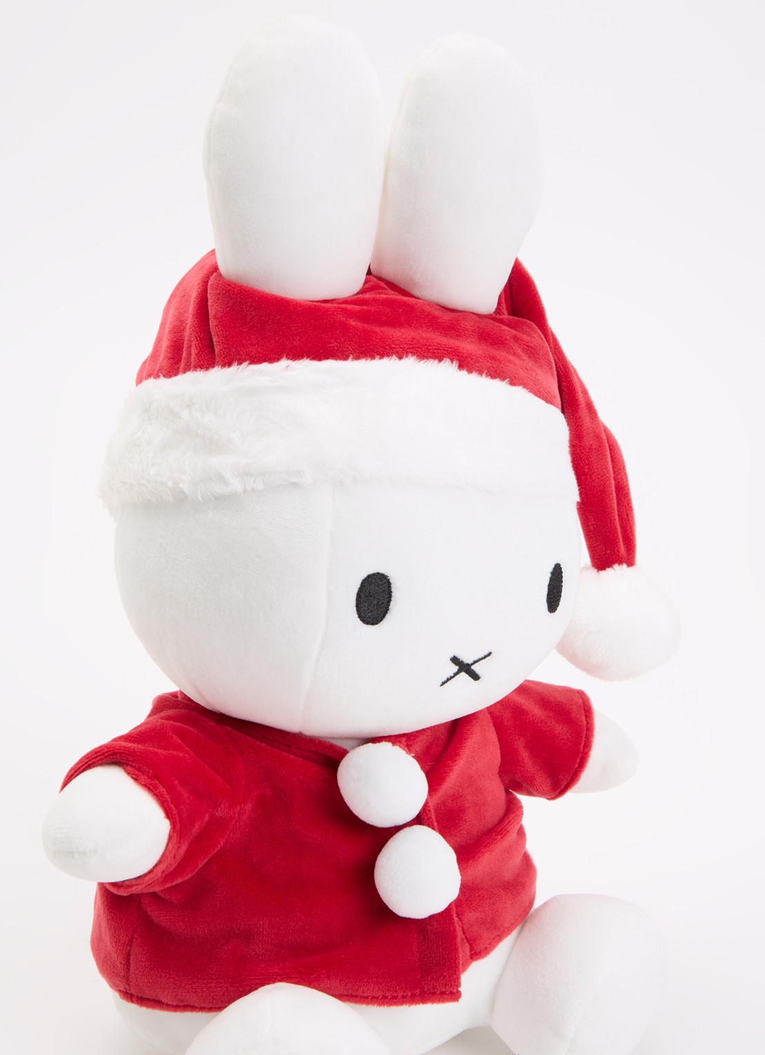 Nijntje Nijntje Santa knuffel 33 cm - voorkant 2 wit