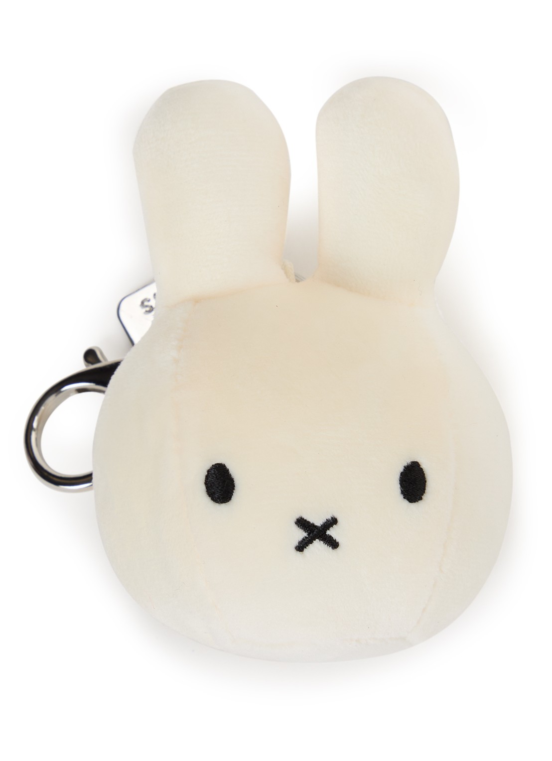 Nijntje Nijntje Squish Ball sleutelhanger 9 cm - voorkant gebroken wit