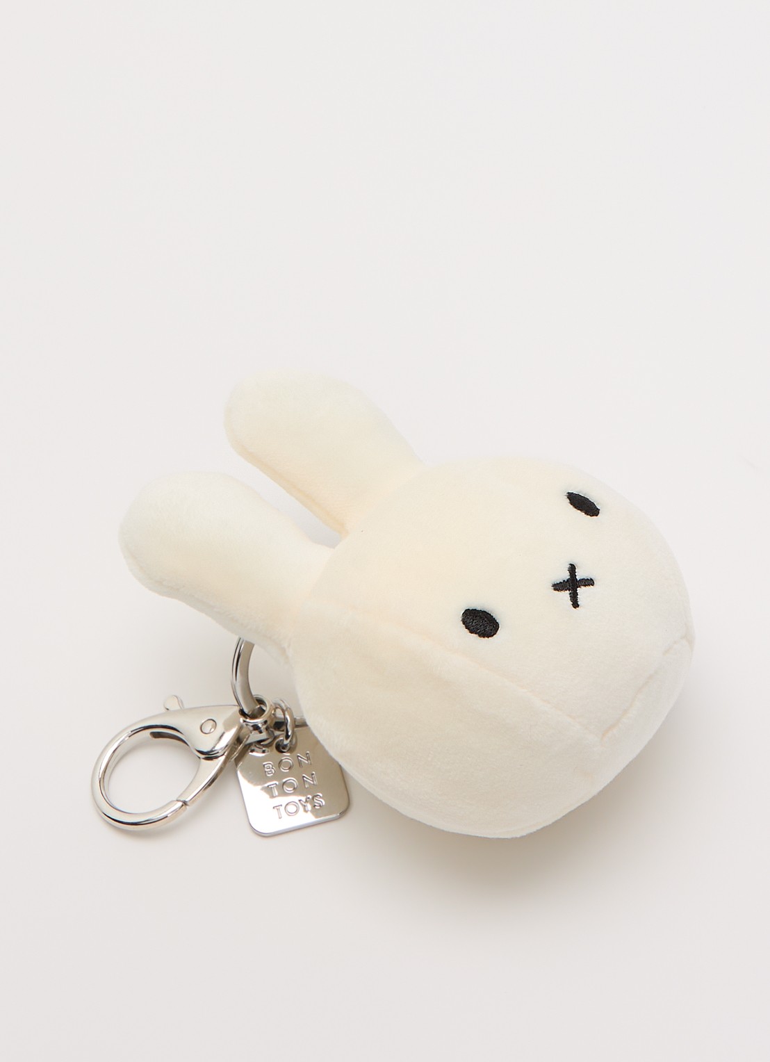 Nijntje Nijntje Squish Ball sleutelhanger 9 cm - voorkant 2 gebroken wit