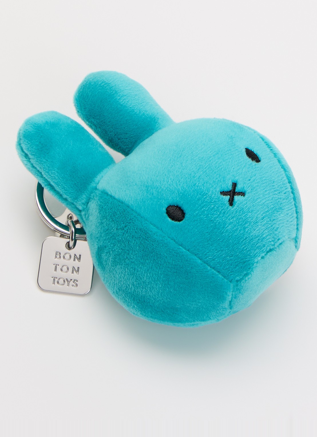 Nijntje Nijntje Squish Ball sleutelhanger 9 cm - voorkant 2 turquoise