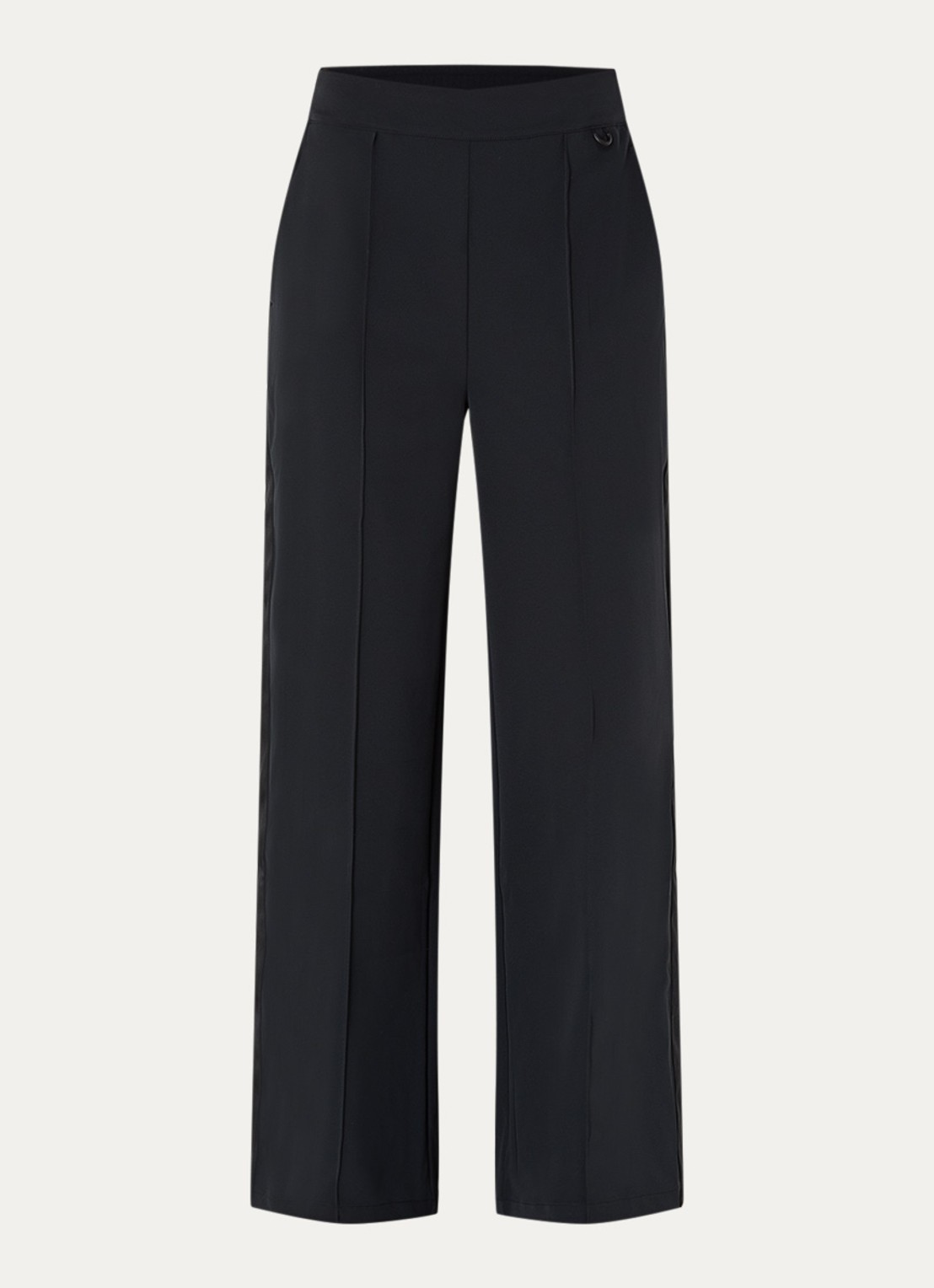Nike 24.7 high waist wide fit joggingbroek met steekzakken - voorkant 2 antraciet